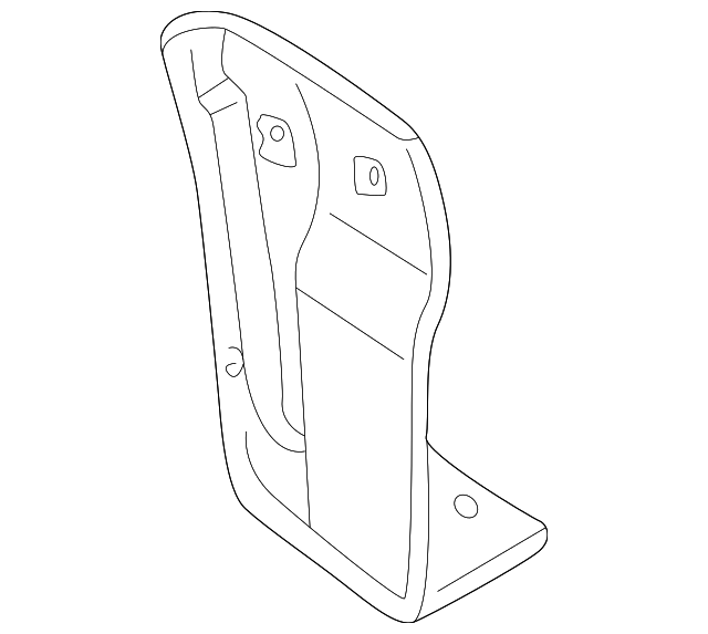 0K552-51911B Деталь SPLASH SHIELD, RIGHT