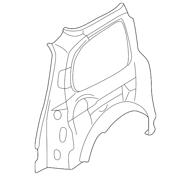 0K54A-70110 Деталь INNER PANEL, RIGHT