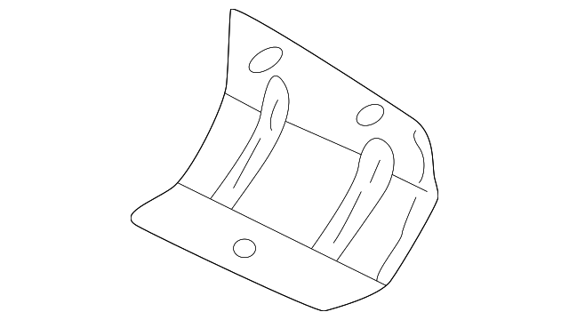 0K552-51890A Деталь SPLASH SHIELD, LEFT