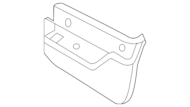 KD53-51-PV1A Деталь MUD SHIELD, RIGHT