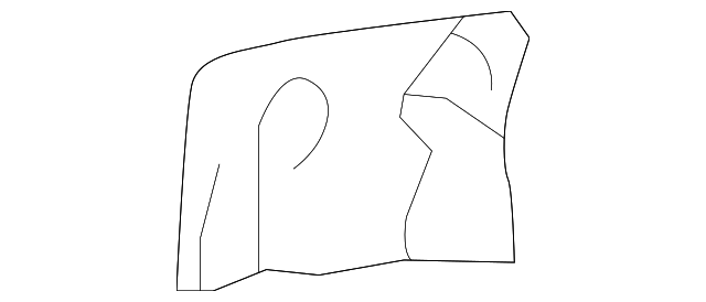 KD53-51-U30 Деталь WHEEL OPNG MLDG BRACKET, RIGHT