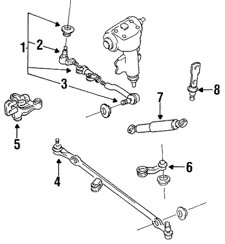 Pickup STEERING GEAR & LINKAGE 5