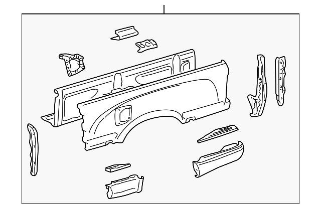 65600-04300 Деталь SIDE PANEL, LEFT