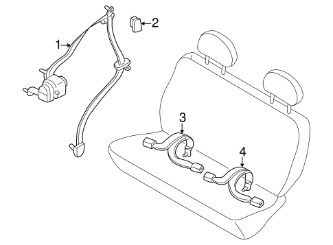 Quest REAR SEAT BELTS 2