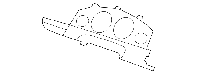 7B0-858-366-3F4 Деталь CLUSTER BEZEL