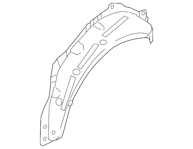 NF79-71-111A Деталь OUTER WHEELHOUSE, LEFT