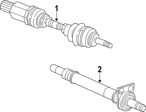 Routan AXLE SHAFTS & JOINTS