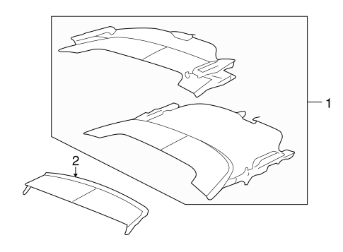 Sebring STOWAGE COMPARTMENT