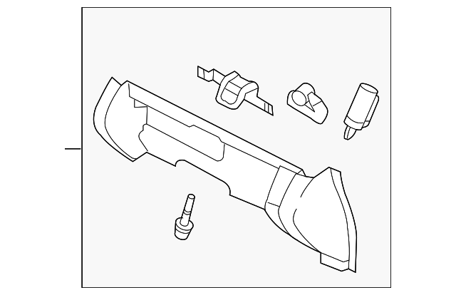 EG23-64-030A-02 Деталь GLOVE BOX FRAME