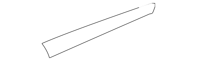 67782-30370-B0 UPPER TRIM, LEFT