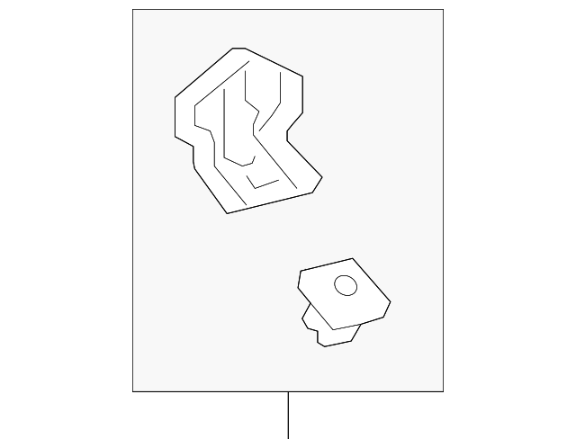 67645-30090 Деталь DOOR TRIM PANEL BRACKET, LEFT