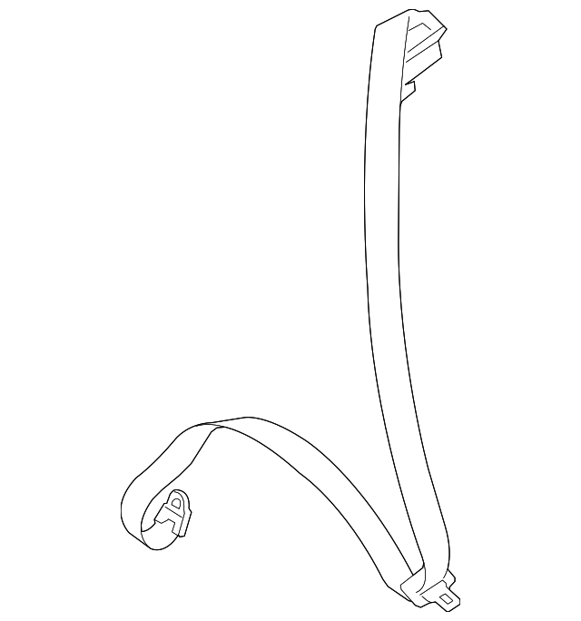 64661AG10BJC Деталь OUTER BELT ASSY, RIGHT