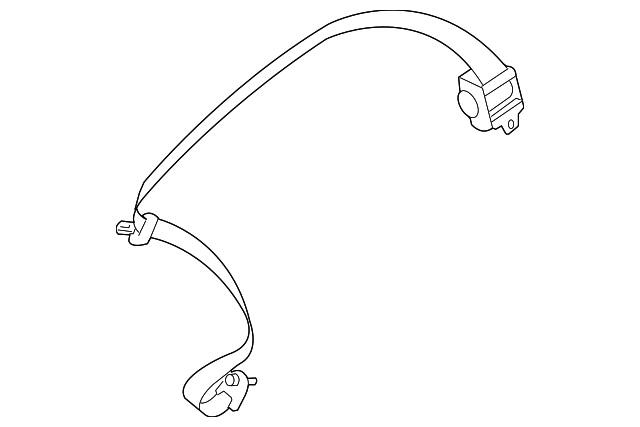64661AG11BJC Деталь OUTER BELT ASSY, LEFT