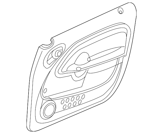 XC881DAAC Деталь DOOR TRIM PANEL, RIGHT