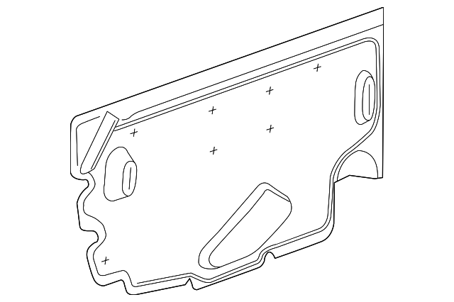 5067162AC Деталь WATER DEFLECTOR, RIGHT