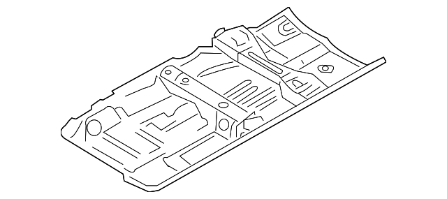 74321JK030 Деталь FRONT FLOOR PAN, LEFT