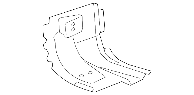 23195040 Деталь CORNER PANEL, RIGHT
