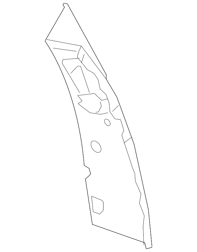 23490795 Деталь SIDE PANEL, RIGHT