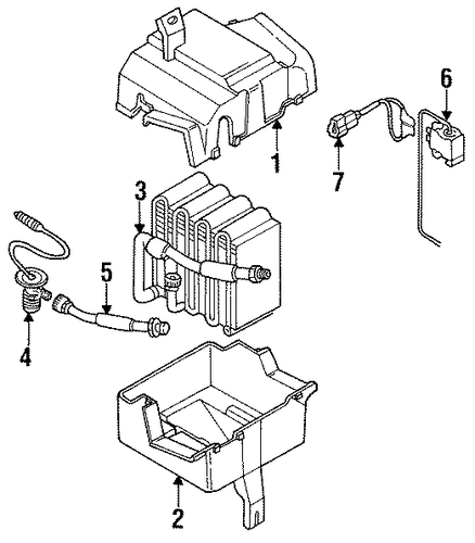 Justy EVAPORATOR COMPONENTS