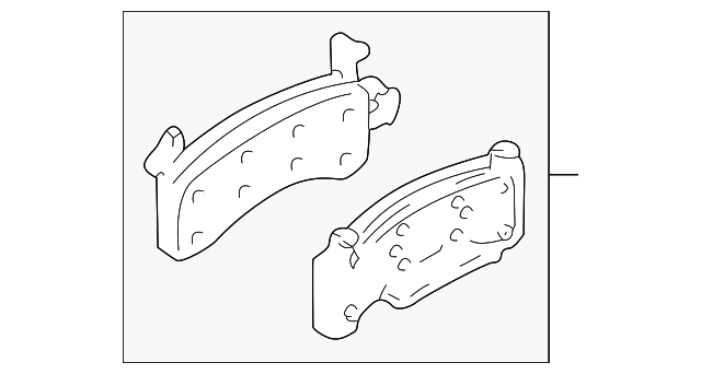 89026844 BRAKE PADS