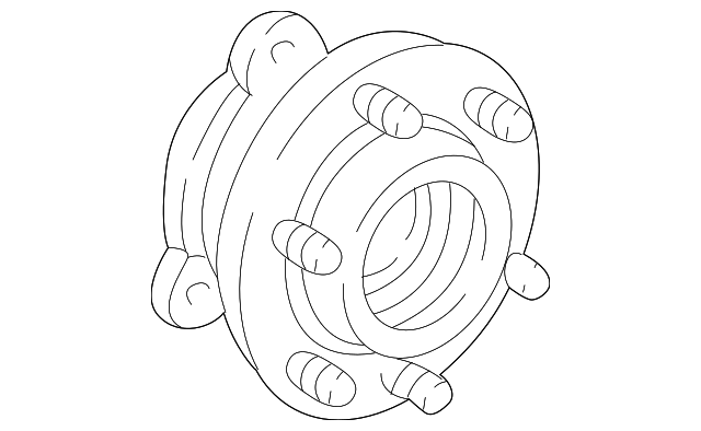 15997073 HUB & BEARING, LEFT