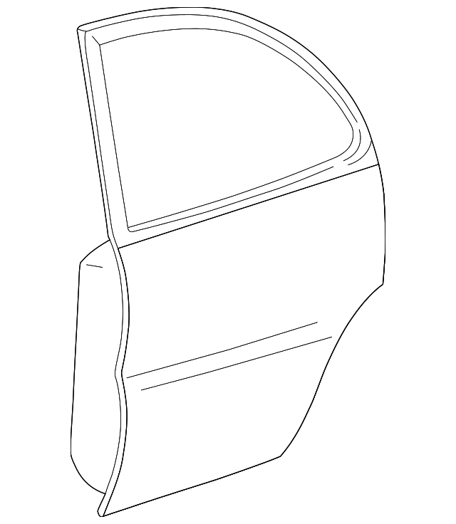 88955859 Деталь DOOR SHELL, LEFT