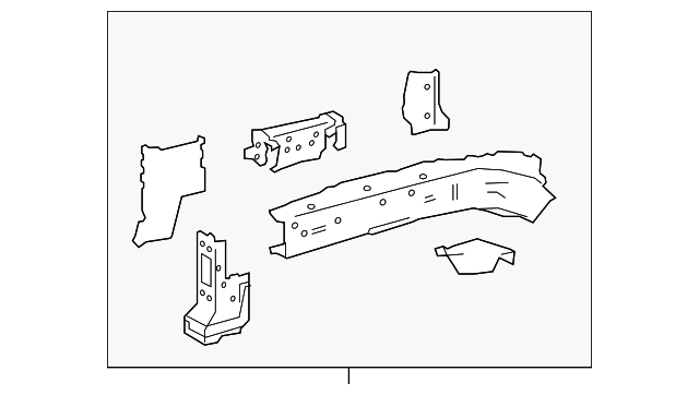 57112-12907 Деталь SIDE RAIL ASSY, LEFT