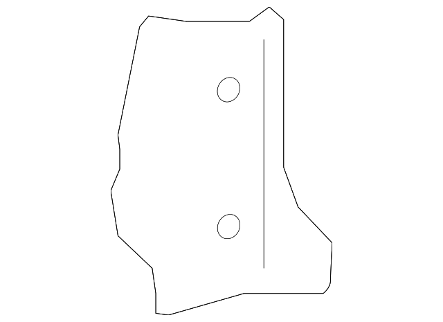 5718842030 Деталь BACKING PLATE, RIGHT