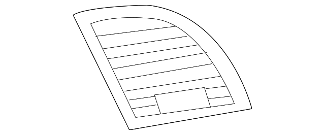 1VU75DX9AB Деталь AIR OUTLET, LEFT