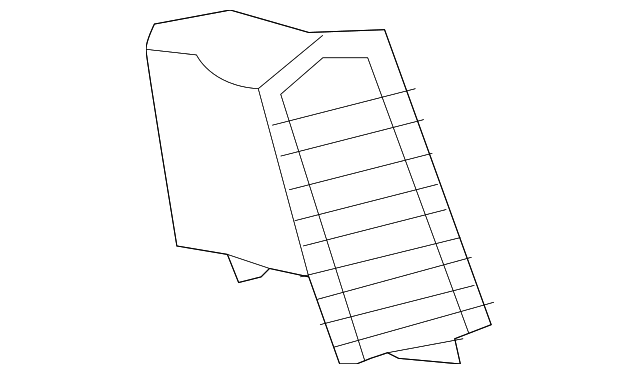 1VU78DX9AA Деталь CENTER OUTLET, RIGHT