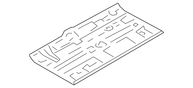 52120CA0509P Деталь FRONT FLOOR PAN, LEFT