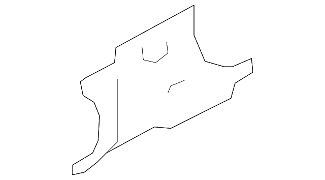 51151CA0009P Деталь INNER HINGE PLR, RIGHT