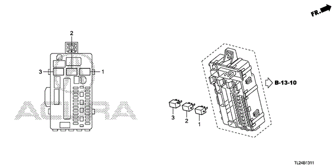TSX SEDAN CONTROL UNIT (CABIN) (2)