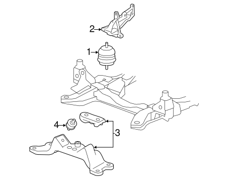 CTS ENGINE & TRANS MOUNTING 4