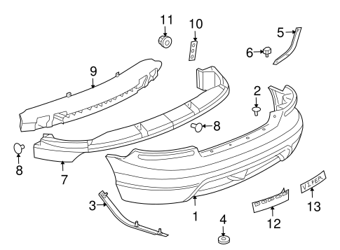 Viper BUMPER & COMPONENTS - REAR