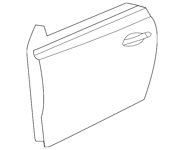5C5-831-055-K Деталь DOOR SHELL, LEFT