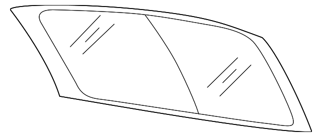 5C5-845-051-F Деталь LIFT GATE GLASS