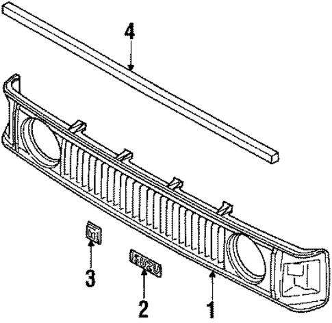 Trooper GRILLE & COMPONENTS