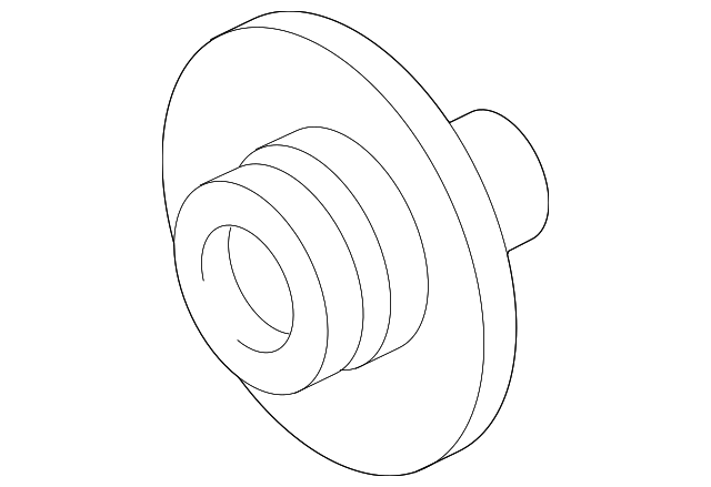 4D0407615B Деталь HUB, LEFT