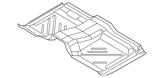 AL1Z-7811135-A Деталь FRONT FLOOR PAN