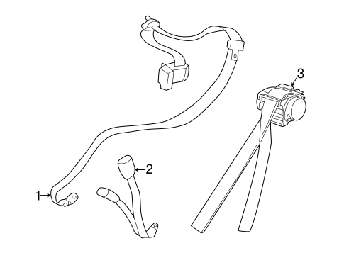 300M REAR SEAT BELTS