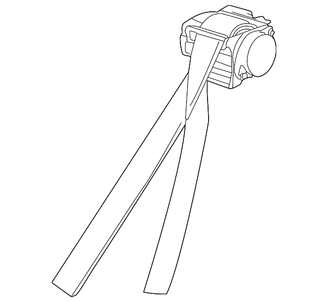 ST601K9AG Деталь CENTER SEAT BELT