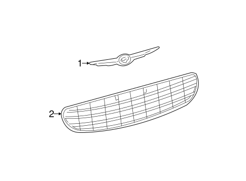 Sebring EXTERIOR TRIM - FRONT BUMPER