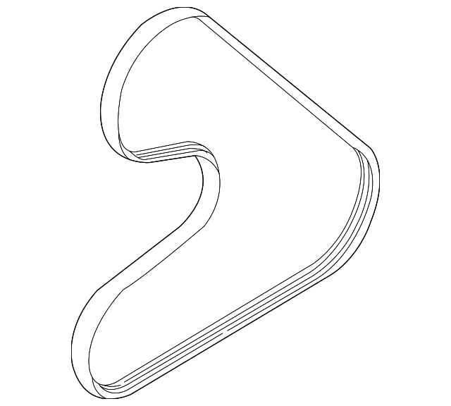 4451A107 POWER STEERING BELT