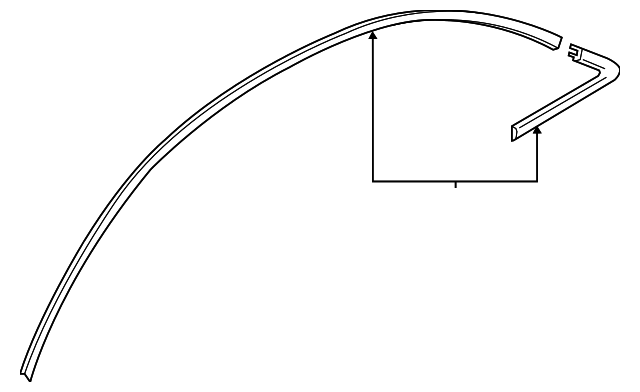 4H4-853-703-B-2ZZ Деталь DRIP MOLDING, LEFT