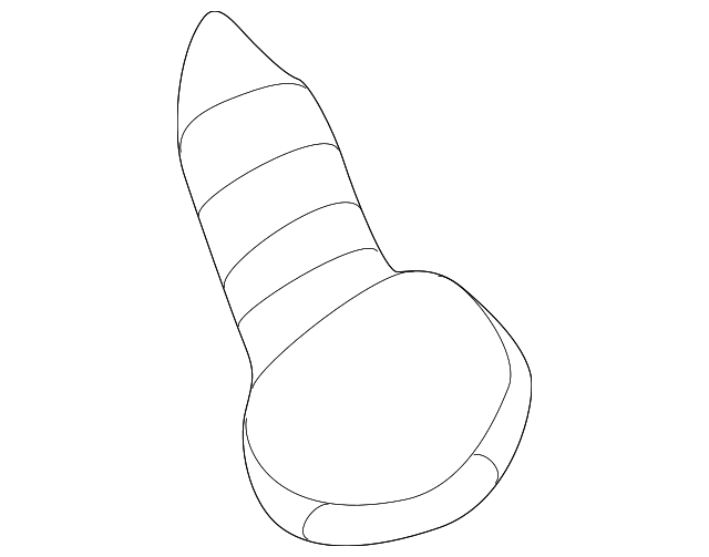 MS450966 Деталь LENS & HOUSING SCREW, LEFT
