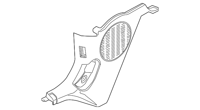 51-43-7-055-544 Деталь KICK PANEL TRIM, RIGHT