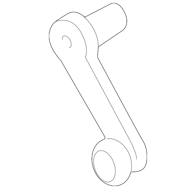 FL3Z-1523342-AA Деталь WINDOW HANDLE, LEFT