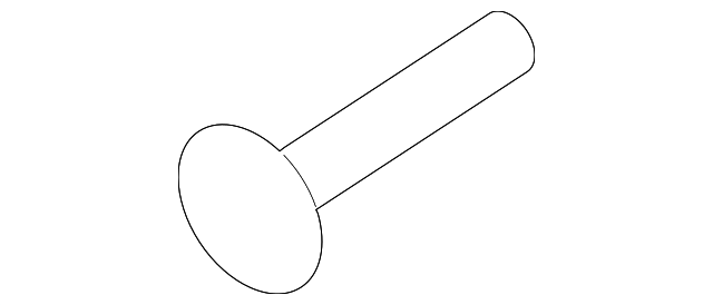 -390334-S437M Деталь WINDOW HANDLE SCREW, RIGHT