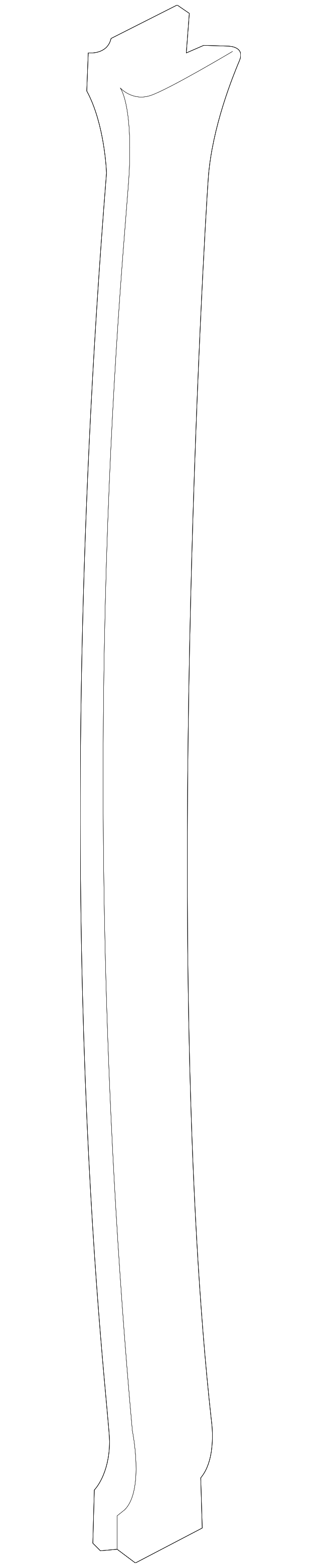 FL3Z-1521596-B Деталь LOWER GUIDE, LEFT